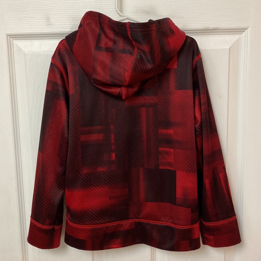 Under Armour Red Zip-Up Jacket with Hood - Picture 5 of 8